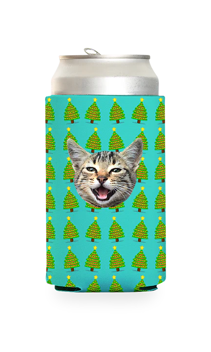 Custom Christmas Trees Can Cooler - Image 19