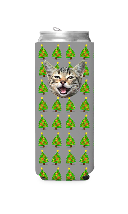 Custom Christmas Trees Can Cooler - Image 5
