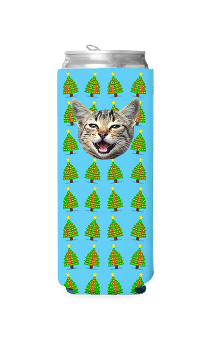 Custom Christmas Trees Can Cooler - Image 6