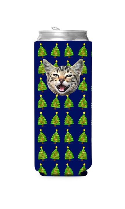 Custom Christmas Trees Can Cooler - Image 7