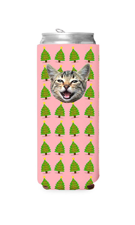Custom Christmas Trees Can Cooler - Image 8