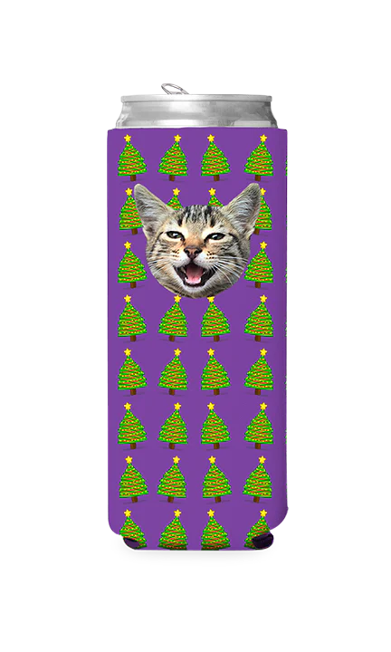 Custom Christmas Trees Can Cooler - Image 9