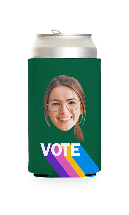 Custom Colorful Vote Can Cooler - Image 13
