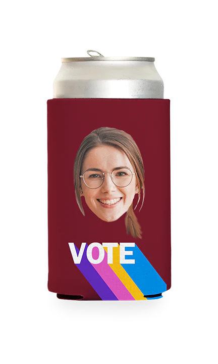 Custom Colorful Vote Can Cooler - Image 14