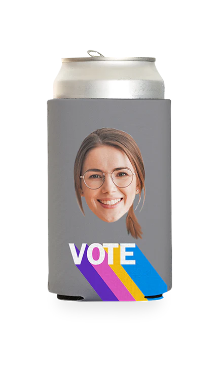 Custom Colorful Vote Can Cooler - Image 15