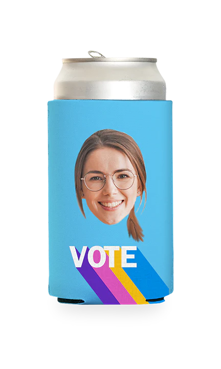 Custom Colorful Vote Can Cooler - Image 16