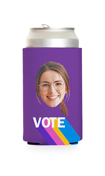 Custom Colorful Vote Can Cooler - Image 18