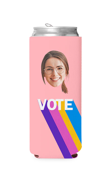 Custom Colorful Vote Can Cooler - Image 8