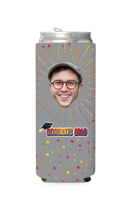 Custom Congrats Grad Can Cooler - Image 10