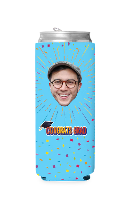 Custom Congrats Grad Can Cooler - Image 12