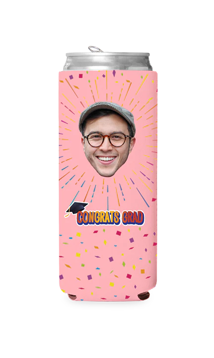 Custom Congrats Grad Can Cooler - Image 14