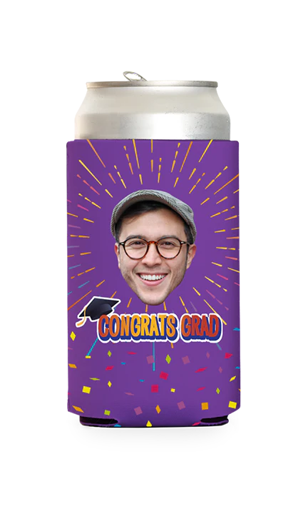 Custom Congrats Grad Can Cooler - Image 15