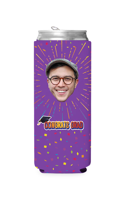 Custom Congrats Grad Can Cooler - Image 16