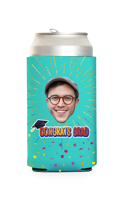 Custom Congrats Grad Can Cooler - Image 17