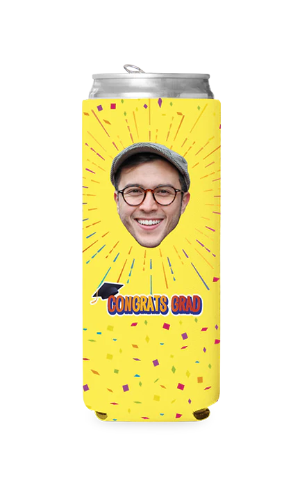 Custom Congrats Grad Can Cooler - Image 20