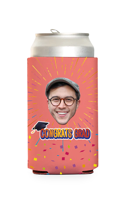 Custom Congrats Grad Can Cooler - Image 4