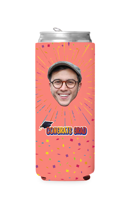Custom Congrats Grad Can Cooler - Image 5