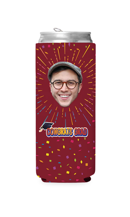 Custom Congrats Grad Can Cooler - Image 8