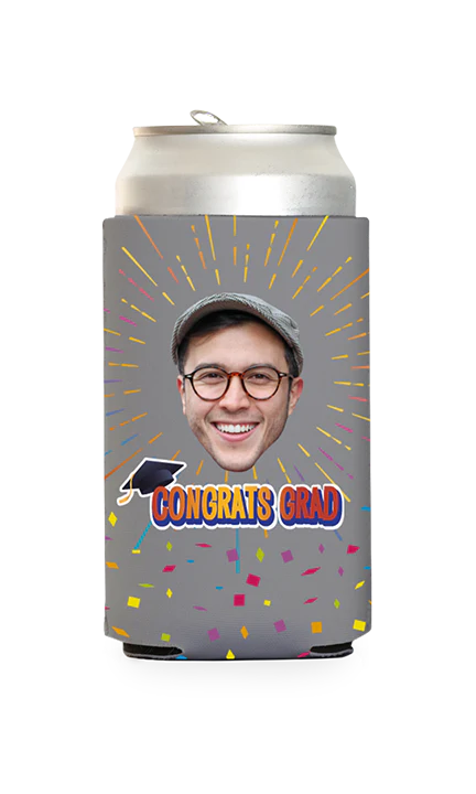 Custom Congrats Grad Can Cooler - Image 9