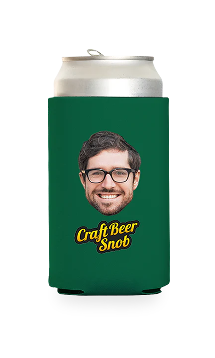 Custom Craft Beer Snob Can Cooler - Image 13