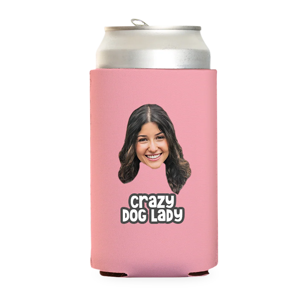 Custom Crazy Dog Lady Can Cooler - Image 17