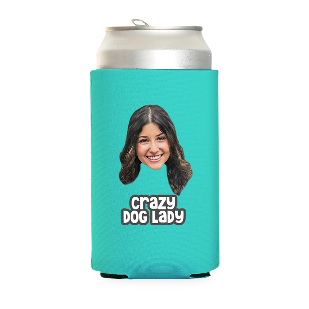 Custom Crazy Dog Lady Can Cooler - Image 19