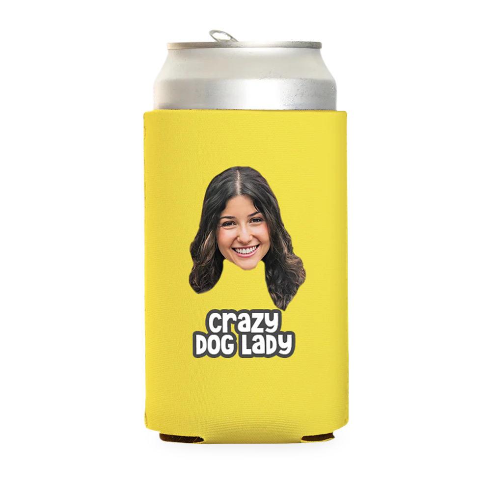 Custom Crazy Dog Lady Can Cooler - Image 20