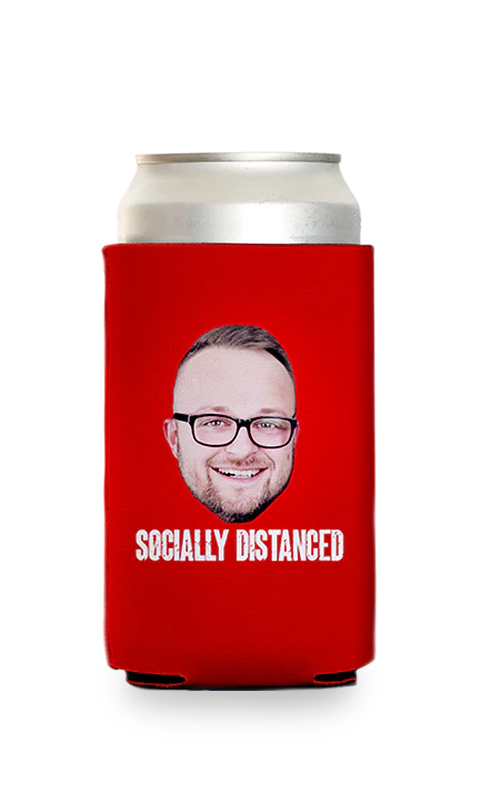 Custom Socially Distanced Can Cooler