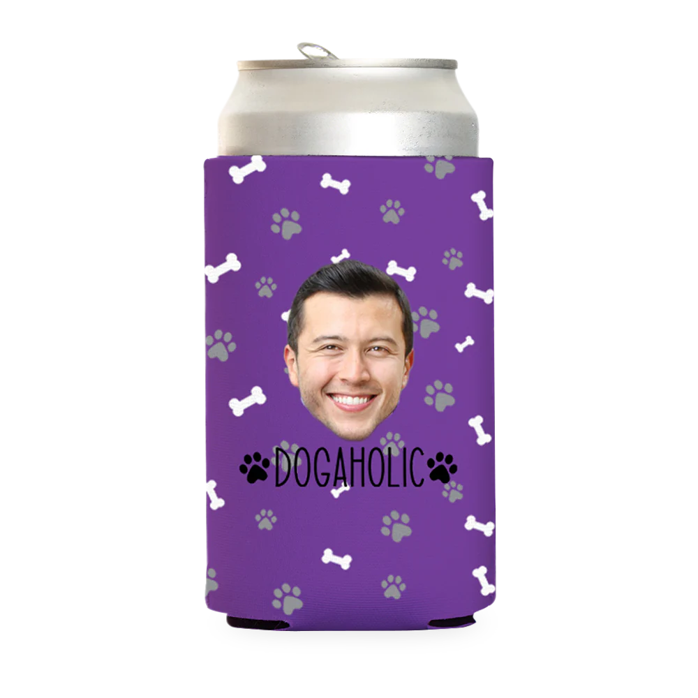 Custom Dogaholic Can Cooler - Image 14