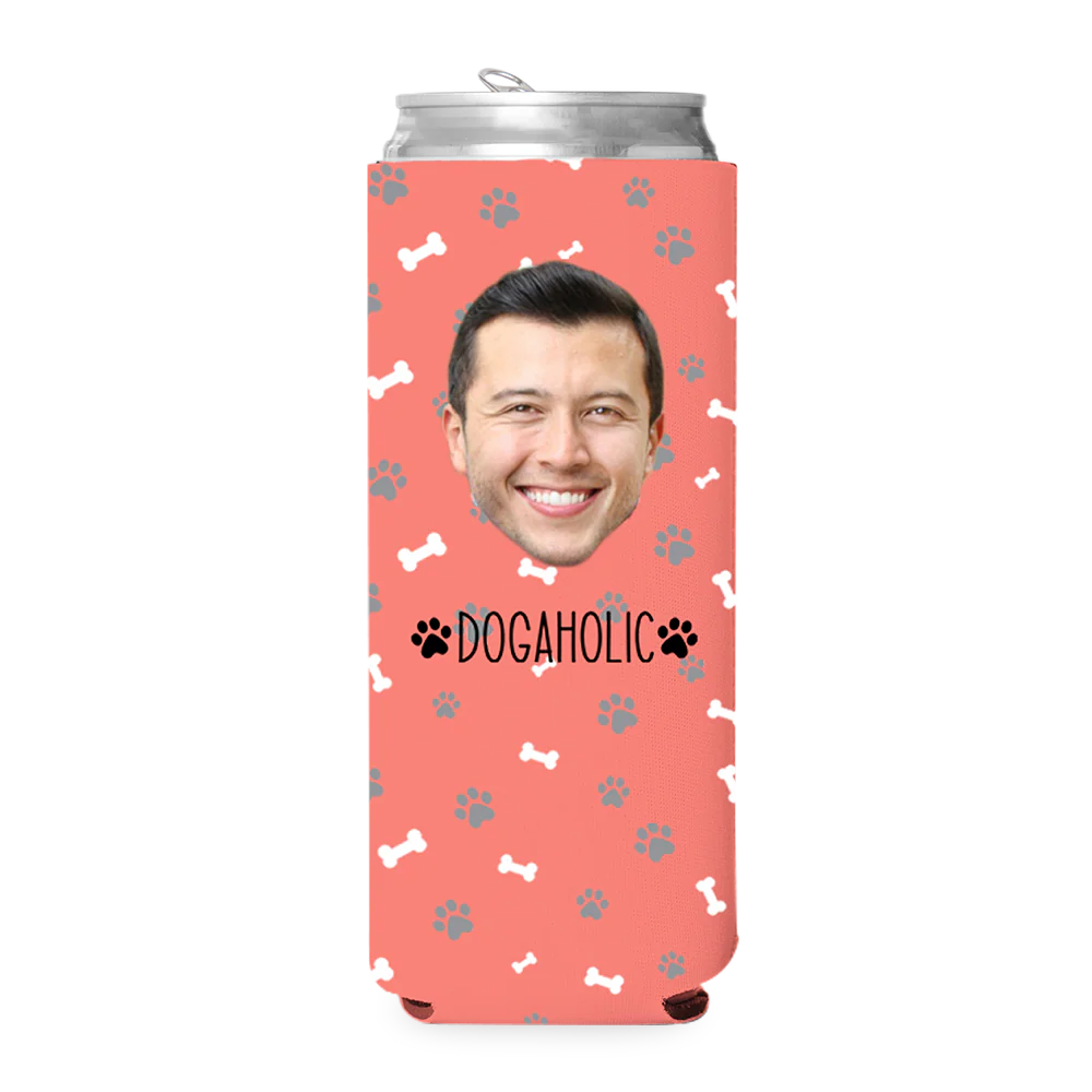 Custom Dogaholic Can Cooler - Image 2