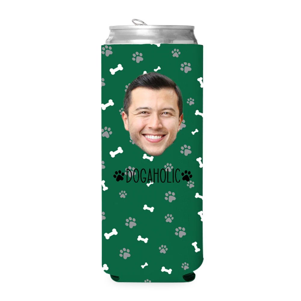 Custom Dogaholic Can Cooler - Image 3