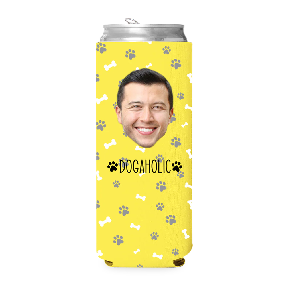 Custom Dogaholic Can Cooler - Image 9