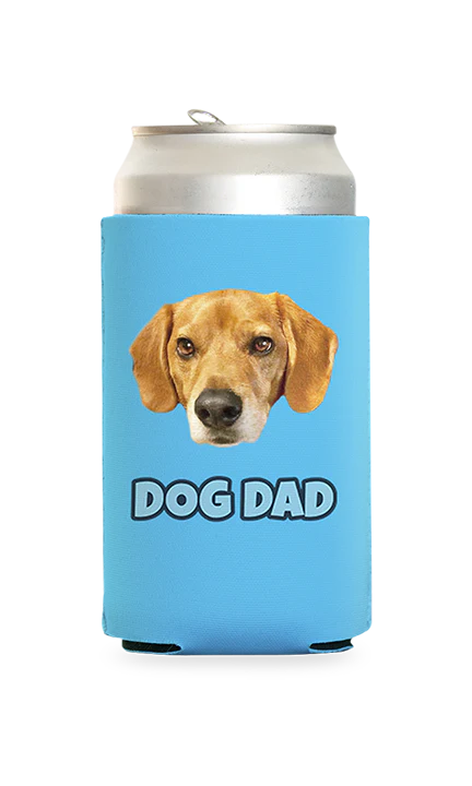 Custom Dog Dad Can Cooler