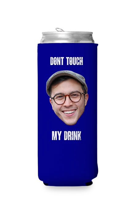 Custom Don't Touch Can Cooler - Image 2
