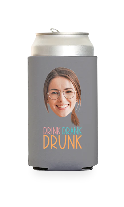 Custom Drink Drank Drunk Can Cooler - Image 10