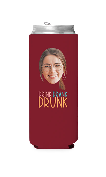Custom Drink Drank Drunk Can Cooler - Image 3