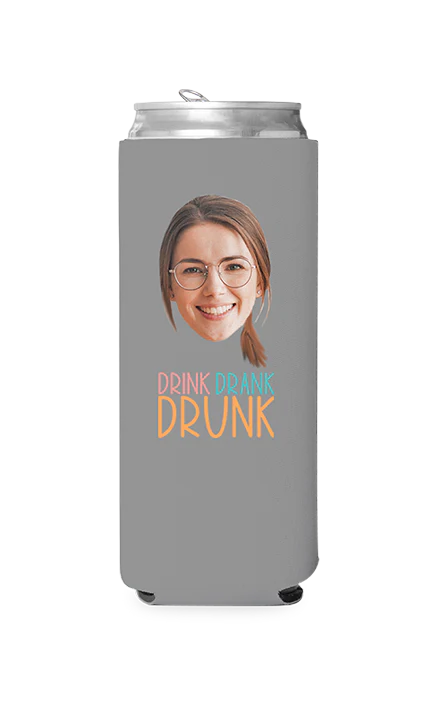 Custom Drink Drank Drunk Can Cooler - Image 4