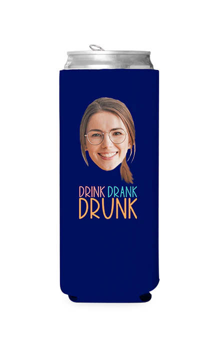 Custom Drink Drank Drunk Can Cooler - Image 5