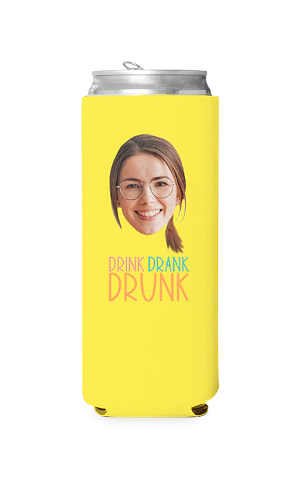 Custom Drink Drank Drunk Can Cooler - Image 7