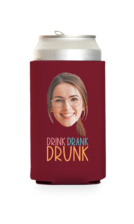 Custom Drink Drank Drunk Can Cooler - Image 9