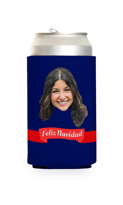 Custom Feliz Navidad Can Cooler - Image 16