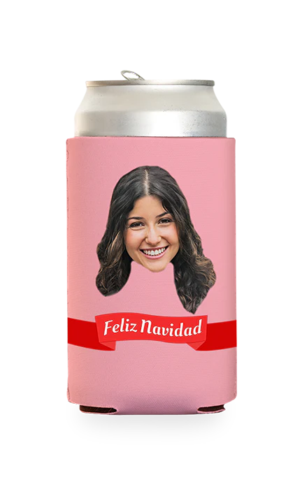 Custom Feliz Navidad Can Cooler - Image 17