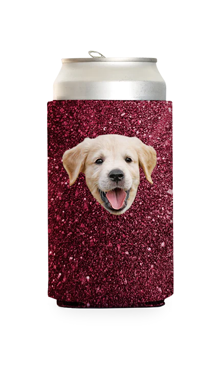 Custom Glitter PatternCan Cooler - Image 3
