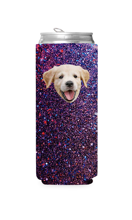 Custom Glitter PatternCan Cooler - Image 6