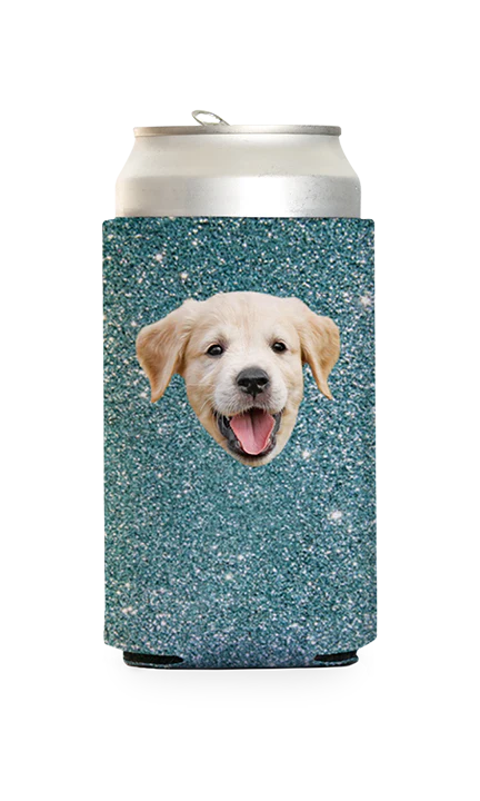 Custom Glitter PatternCan Cooler - Image 8