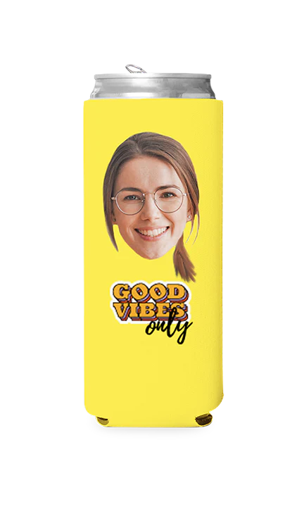 Custom Good Vibes Only Can Cooler - Image 10