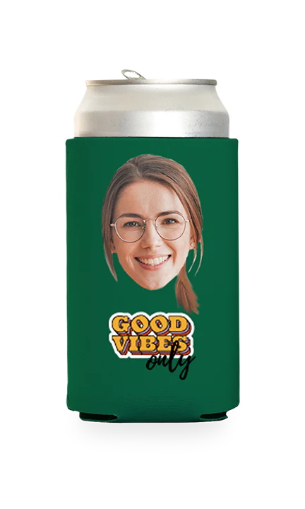 Custom Good Vibes Only Can Cooler - Image 12