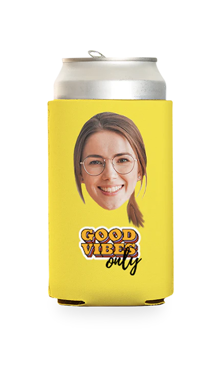 Custom Good Vibes Only Can Cooler - Image 18