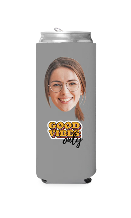Custom Good Vibes Only Can Cooler - Image 5
