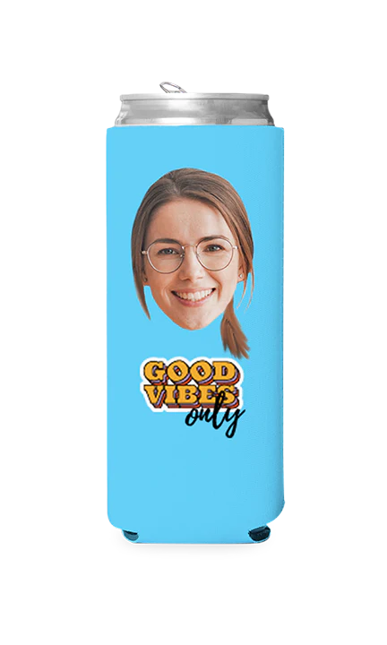 Custom Good Vibes Only Can Cooler - Image 6